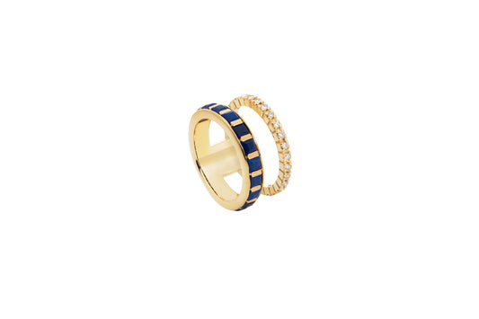 Alignment Ring_YG × Lapis Lazuli