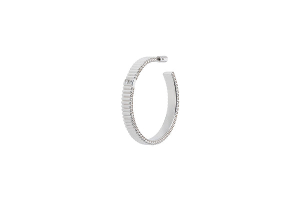Pile Earring_WG × White Dia 0.60ct