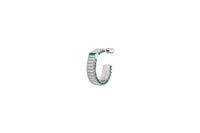 Pile Earring_WG × Green Agate
