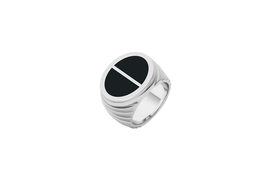 Ripplet Ring_SV925 × Black EPO